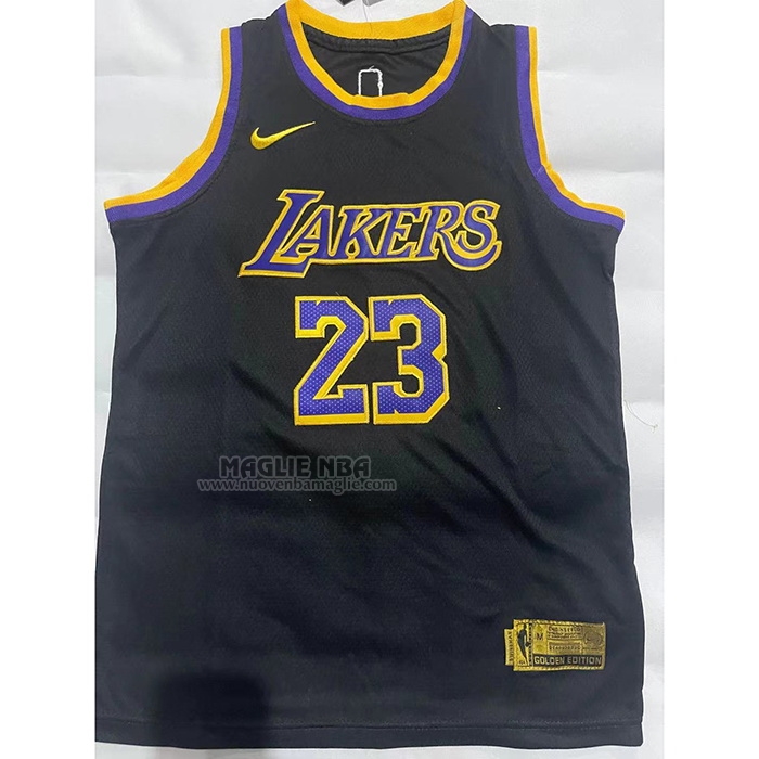 Maglia
 LeBron James NO 23 Bambino
 Los Angeles Lakers Earned 2021-22 Nero
